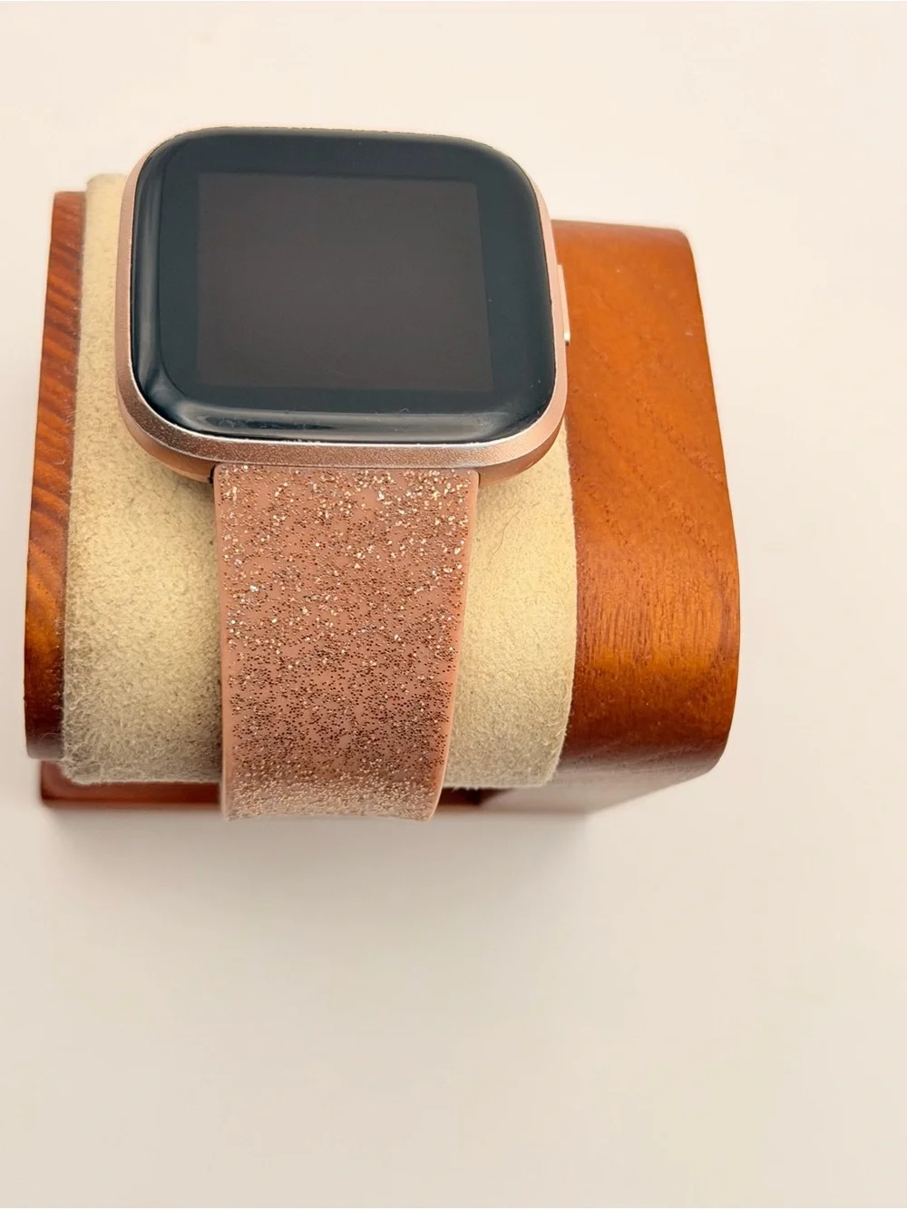 Fitbit Versa 2, Tested, Rose Gold/ Glitter, Charger Included, Good, Smartwatch